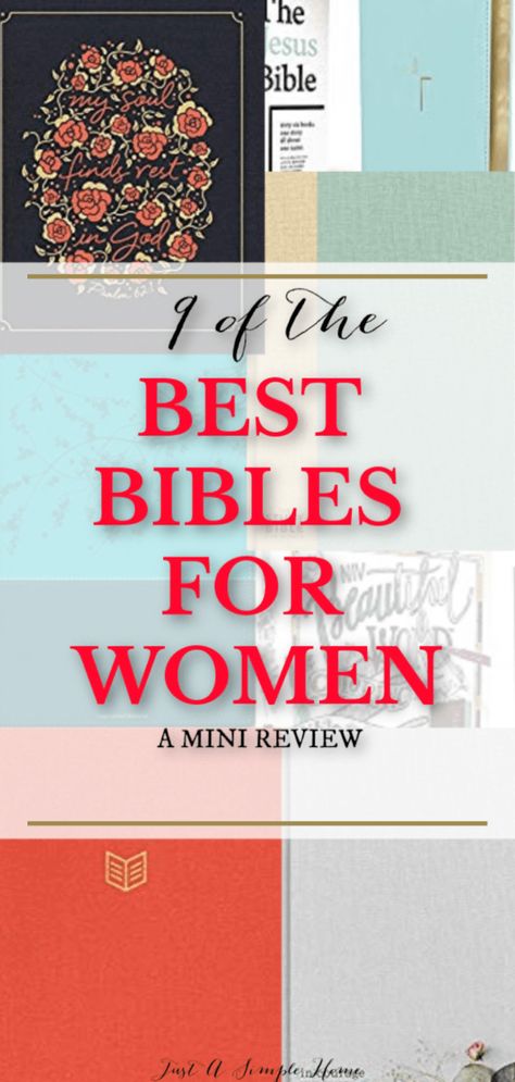 Best Bible For Women, Best Study Bibles For Women, Study Bibles For Women, Best Study Bibles, Best Study Bible For Women, Best Bible For Journaling, Study Bible For Women, Womens Bible, Womens Study Bible