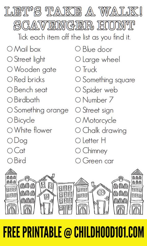 Let's Take a Walk! Family Scavenger Hunt Printable Walking Scavenger Hunt, Scavenger Hunt For Toddlers, Family Scavenger Hunt, Scavenger Hunt Ideas For Kids, Neighborhood Scavenger Hunt, Scavenger Hunt Ideas, Nature Scavenger Hunt, Scavenger Hunt Printable, Photo Scavenger Hunt