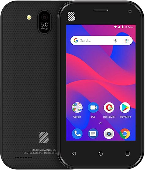 Amazon.com: BLU Advance L5 | 2020 | Long Lasting Battery | Unlocked | 4.0” Display | 16GB | 5MP Camera | US Warranty | Black : Cell Phones & Accessories Data Plan, Boost Mobile, Cellular Phone, Netflix Movie, Touch Screen Display, Micro Sd, Quad, Picture Video, Vivid Colors