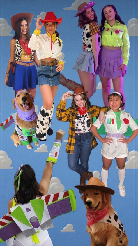 Disney Toy Story women’s Halloween costume ideas Toy Story Halloween, Toy Story Costumes, Halloween Costumes Friends, Halloween Costume Ideas, Painted Signs, Costume Ideas, Halloween Outfits, Toy Story, Halloween Costume