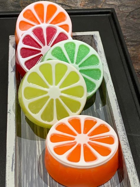 Citrus Soaps Citrus Slices Orange Lemon Lime - Etsy Australia Citrus Slices, Citrus Soap, Lemon Soap, Soap Colorants, Olive Oil Soap, Coconut Butter, Glycerin Soap, Shaving Soap, Soap Bars