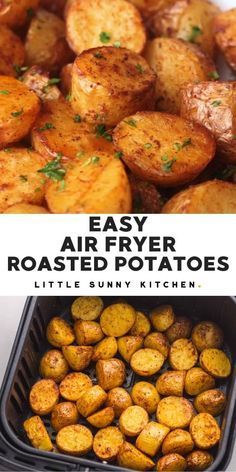 Air Fryer Roasted Potatoes, Airfryer Recept, New Air Fryer Recipes, Smores Dessert, Air Fried Food, Air Fryer Oven Recipes, Air Fry Recipes, Easy Air Fryer, Air Fryer Dinner Recipes