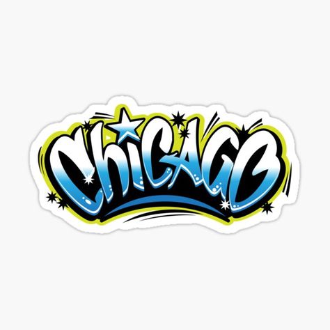 Chicago Graffiti • Millions of unique designs by independent artists. Find your thing. Chicago Graffiti, Graffiti Words, Decorative Accessories, Independent Artist, Graffiti, Cover Up, Chicago, Unique Designs, For Sale