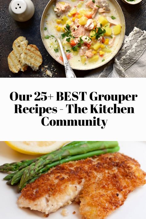 Grouper Side Dishes, Grouper Picatta Recipe, Grilled Grouper Fish Recipes, Scamp Grouper Recipe, Grouper Sandwich Recipes, Grouper Fish Recipes Baked, Grouper Fingers, Grouper Fish Recipes, Grouper Recipe