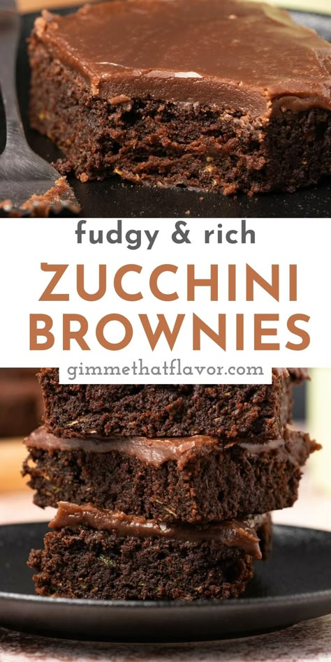 Healthy Brownie Recipes, Recipe With Chocolate Chips, Zucchini Desserts, Chocolate Zucchini Brownies, Decadent Cheesecake, Healthy Brownie, Zucchini Recipes Dessert, Recipe Cheesecake, Flourless Brownies