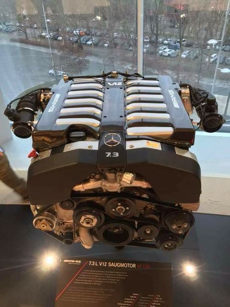 Mercedes Benz V Class V300d, Mercedes Benz Evolution, V 12 Engine, W16 Engine, Mercedes W140, Amg Engine, Mercedes Brabus, Mercedes Engine, Mercedes Benz 500