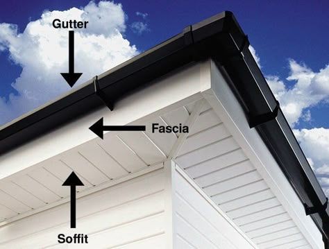 The soffits of your home aren't something most spend time thinking about: but they should be! These spaces are what connect the roof of your home to the rest of it, so it's good to consider if you need a house soffit replacement. Not only will this give you the chance to update your home, but it also ensures that your home will be more energy-efficient since it locks out more moisture, insects, and exterior sound from getting into your home. Soffit Ideas, Roof Soffits, Vinyl Soffit, Fascia Board, Exterior Makeover, Exterior Remodel, House Siding, Exterior Paint Colors, Vinyl Siding