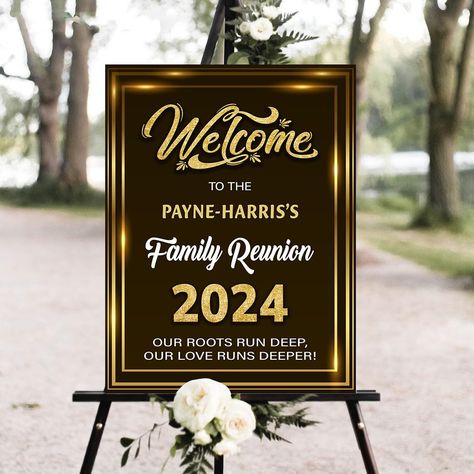 PRICES MAY VARY. 𝐏𝐄𝐑𝐅𝐄𝐂𝐓 𝐏𝐑𝐎𝐃𝐔𝐂𝐓: Yard sign design plays an important role in attracting attention and conveying the intended message. Our affordable garden signs are fade resistant and are perfect as gifts for loved ones, friends, and family for baby showers. 𝐄𝐘𝐄-𝐂𝐀𝐓𝐂𝐇𝐈𝐍𝐆 𝐃𝐄𝐒𝐈𝐆𝐍: Our yard signs are designed to grab attention and leave a lasting impression. With vibrant colors, bold graphics, and clear, easy-to-read text, they ensure that your message gets noticed. Family Reunion Decorating Ideas, Family Reunion Sign, Family Reunion Backdrop, Family Reunion Signs, Yard Sign Design, Family Reunion Decorations, Reunion Decorations, Reunion Party, Family Reunion Planning