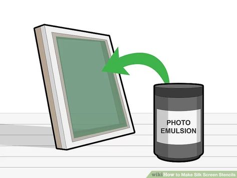 3 Ways to Make Silk Screen Stencils - wikiHow Scream Print, Silk Screen Printing Diy, Textiles Printing, She Shed Designs, Silk Screen Stencils, Make Your Own Stencils, Diy Screen Printing, Screen Printing Art, A Dark Room