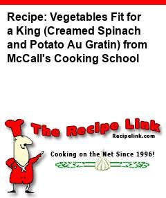 Recipe: Vegetables Fit for a King (Creamed Spinach and Potato Au Gratin) from McCall's Cooking School - Recipelink.com Sweet Potato Casserole With Pineapple, Memphis Dry Rub, Dry Rub For Ribs, Watermelon Carving, 38 Super, Ranch Dip, New Fruit, Baby Back Ribs, Chocolate Glaze