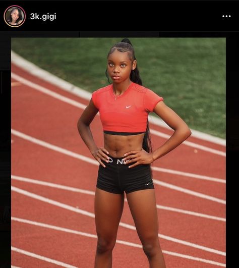 Track And Field Hairstyles Black, Track Girls Black, Track Outfits Runners, Track Hairstyles Black, Track Practice Outfits, Track Women, Track Szn, Track Uniforms, Track Season