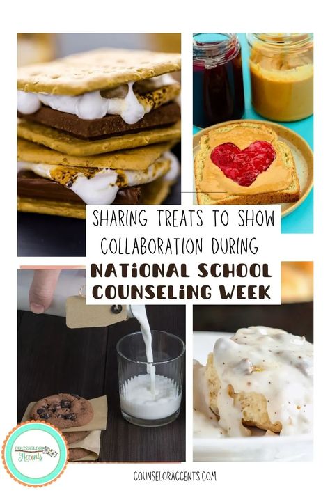 It’s that time of year again: National School Counseling Week! We’re giving you 5+ ways to celebrate National School Counseling Week. National School Counselor Week, School Counselor Week, Counselors Week, National School Counseling Week, School Counseling Week, Treats To Share, School Social Workers, Emotional Growth, Counseling Lessons