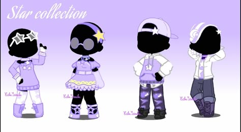 Star looks for space libera. Try them on your OC. Gacha Club Galaxy Outfit, Space Gacha Oc, Gacha Space Outfits, Gacha Club Space Outfits, Gacha Club Star Outfit, Star Theme Outfit, Star Themed Outfits, Cyberpunk Outfit, Galaxy Outfit