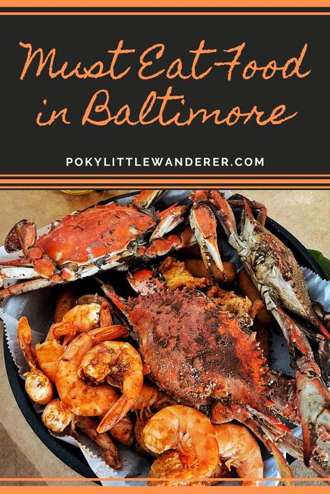 Must Eat Food in Baltimore, MD - Over the last few years living here I’ve managed to go on enough eating adventures to share what I think is the must eat food in Baltimore, MD. #PokyLittleWanderer #Baltimore #BaltimoreFood #EatingAdventure #BaltimoreMD #CharmCityEats #BaltimoreEats Baltimore Maryland Food, The Lazy Dish, Ground Beef Casseroles, Lazy Dish, Baltimore Aquarium, Traveling America, Baltimore Food, Baltimore Restaurants, Beef Casseroles