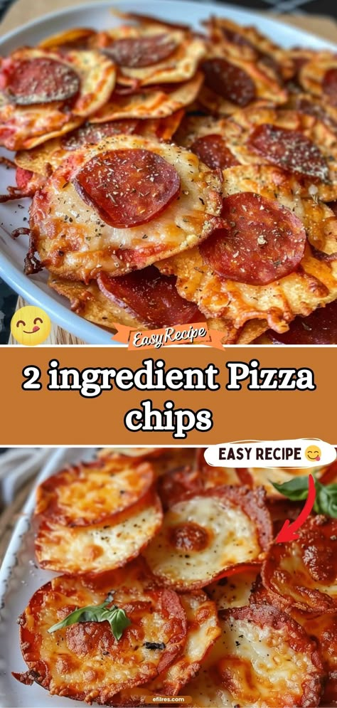 Snack on these easy, crispy Pizza Chips made with just two ingredients. They're the perfect quick fix for your pizza cravings, delivering bite-sized bursts of cheesy, tomatoey goodness. #SnackTime #PizzaLovers #EasyRecipes Keto Pizza Chips Recipe, Pizza Chips Keto, 2 Ingredient Pizza Chips, Five Minute Meals, Low Carb Pizza Bites, Pizza Chips Recipe, Keto Pizza Chips, Keto Pepperoni Chips, Keto Pepperoni Pizza