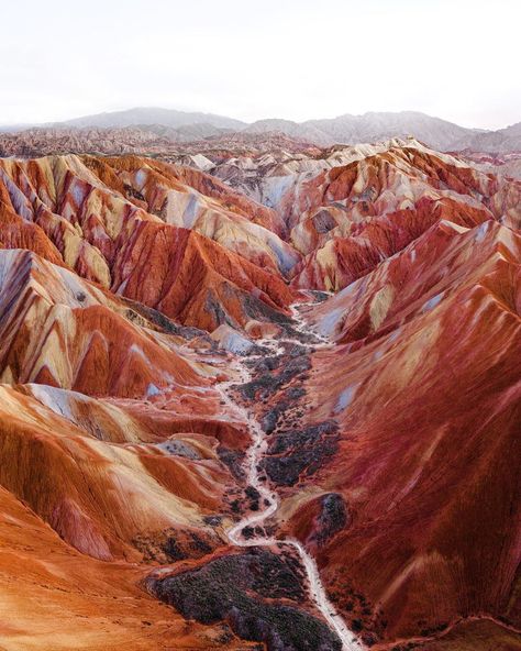 Zhangye Danxia National Geopark in Gansu, China Zhangye Danxia, Rainbow Mountains, Rainbow Mountain, Artist Bio, Neutral Prints, Freelance Photographer, China Travel, New Artists, Stunning View