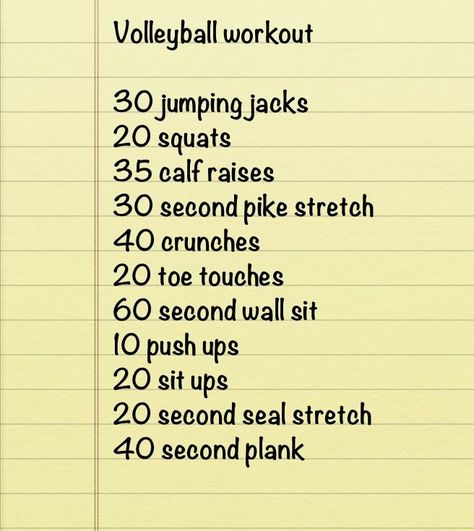 This is a great circuit to do during the season and the off-season. This workout is a little more intense cardio-wise. This will help build your leg muscles so that way you can increase your vertical. Volleyball Workout, Volleyball Conditioning, Ball Workouts, Volleyball Tips, Volleyball Workouts, Volleyball Training, Volleyball Quotes, Summer Body Workouts, Volleyball Drills