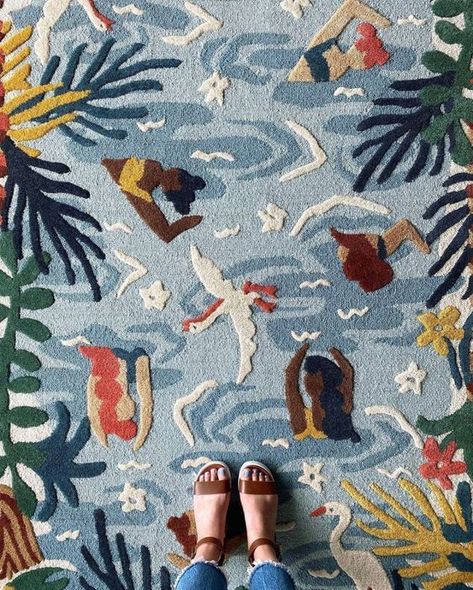 fun with patterns and colors like this #JustinaForLoloi rug Ocean Rug, Justina Blakeney, Rug Patterns, Marigold Yellow, Loloi Rugs, Décor Boho, Rug Art, Country Boys, Fresh Design