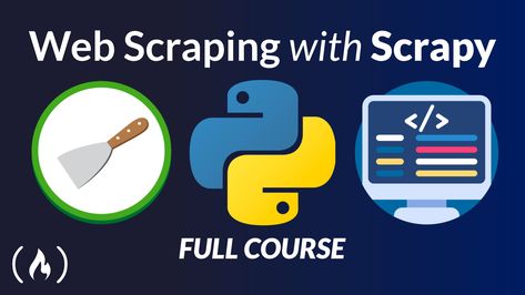 Use Scrapy for Web Scraping in Python Python Web, Web Scraping, Electric Circuit, Full Stack Developer, Virtual Environment, Learn To Code, Data Scientist, Web App, Python