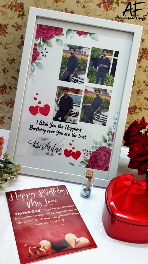 Perfect Gift for Husband Birthday....,👩‍❤️‍👨 DM for more details 💌 Birthday Husband, Happy Birthday Husband, Happy Returns, Happy Birthday Frame, Happy Birthday My Love, Happy Birthday Fun, Birthday Gifts For Husband, Birthday Frames, Happy Birthday Gifts