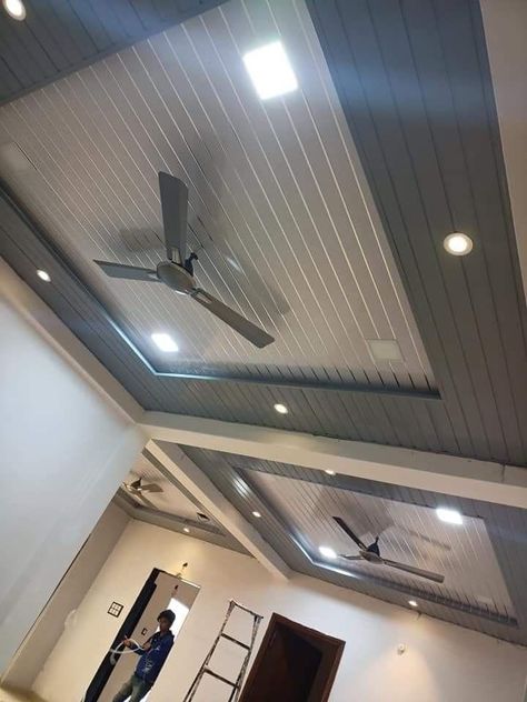 Celling decor ideas Roof Pvc Design, Pvc Design For Hall, Pvc For Ceiling Design, Ceiling Pvc Design, Pvc Ceiling Design Bedroom Modern, Pvc Ceiling Design Bedroom New, Celing Roof Design For Bedroom, Pvc Roof Ceiling Design, Plafon Pvc Design