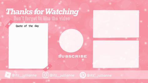 Aesthetic Youtube Outro, Youtube Outro Template, Outro Template, Aesthetic Youtube, Youtube Banner Design, School Poster, Youtube Design, Youtube Banner, School Posters