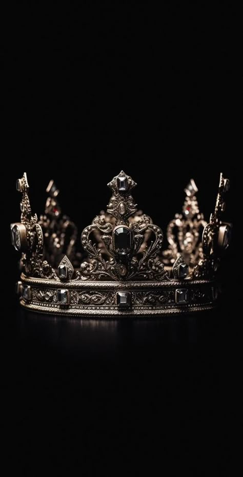 Couronne Aesthetic, Princess Dark Aesthetic, Crown Aesthetic Wallpaper, Crown Wallpaper Aesthetic, King Background, Macbeth Poster, Book Cover Art Ideas, Crown Background, Crown Photography