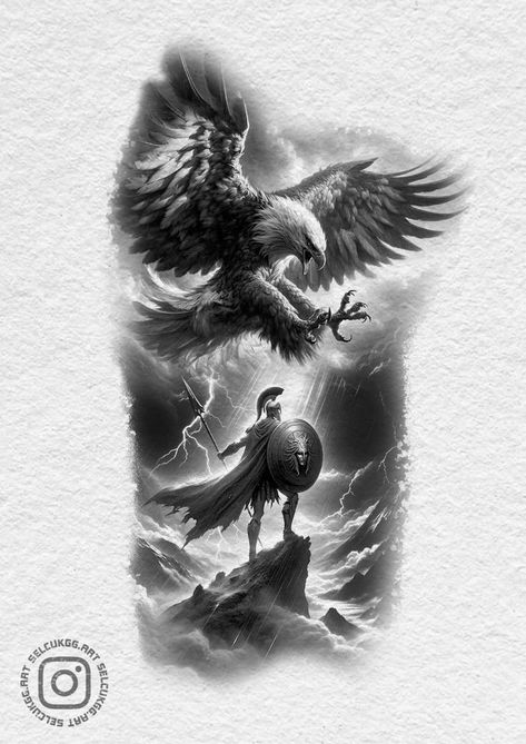 Christian Eagle Tattoo, Eagle Cover Up Tattoo, Eagle Tattoo Men, Eagle Tattoo Arm, Arms Tattoos, Eagle Tattoo Design, Tattoo Peito, Angel Warrior Tattoo, Eagle Head Tattoo