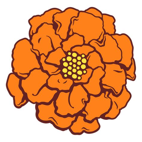 Marigold switch art PNG Design Marigold Vector, Marigold Drawing, Felted Projects, Brand Ideas, Design Layouts, Marigold Flower, Art Png, Magazine Layout, Create T Shirt