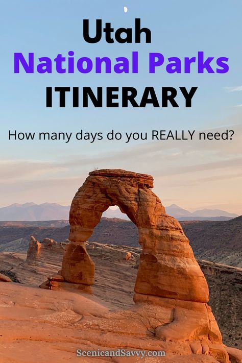 Stumped on how many days to allow for your Utah National Parks itinerary? Find out answers to all your questions about hitting Utah's Mighty 5. Utah National Parks Road Trip, Colorado National Parks, Utah Parks, Utah Arches, Road Trip To Colorado, Utah Vacation, Utah Road Trip, Capitol Reef, Capitol Reef National Park