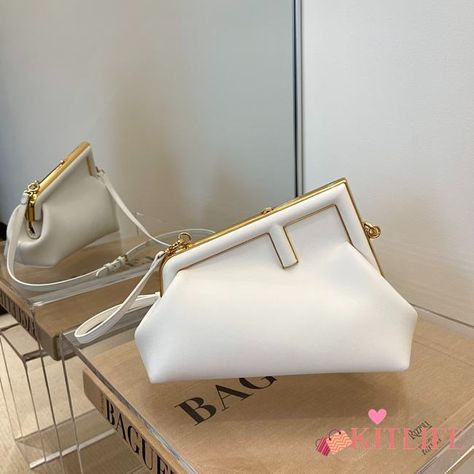 Fendi First, Cloud Bag, Small Leather Bag, Tone On Tone, Givency Antigona Bag, One Bag, Fendi Bags, Soft White, White Bag