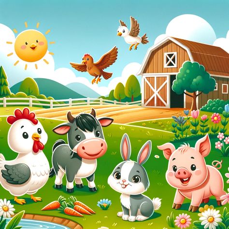 la gran aventura en el valle verde Farm Cartoon, Farm Diy, Farm Pictures, Kawaii Cartoon, Small Pictures, Hair Stylist Life, Animation Art, Drawings, Animals