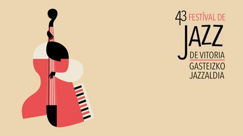 Festival Jazz Vitoria on Behance Jazz Animation, Jazz Illustration, Animated Type, Festival Branding, Animation Types, Graphic Design Illustration Adobe Illustrator, Direction Graphic Design, Illustration Adobe Illustrator, Jazz Festival