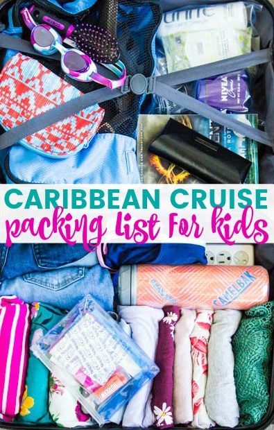 Western Caribbean Cruise Packing List For Kids - from all the must-haves to the little things that you don't need but may want, we have it covered. Get all the essentials to pack your kids for a Caribbean cruise. Packing For Bahamas Cruise, Cruising With Kids Packing List, How To Pack For A Cruise Caribbean, Cruise Kids Packing List, Cruise With Kids Packing List, Family Cruise Packing List, Cruise Ship Must Haves, Kids Cruise Essentials, Cruise Crafts For Kids