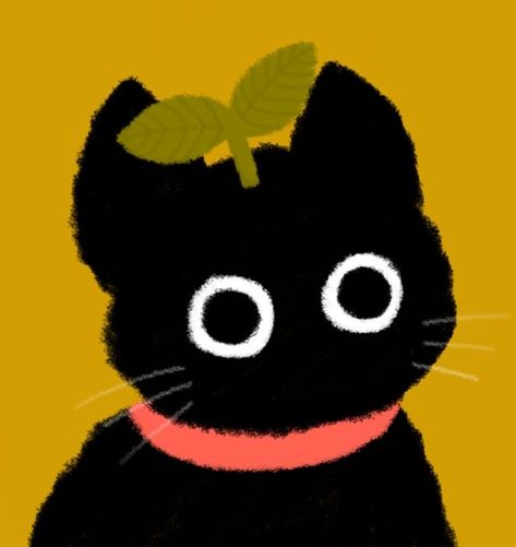 Cat Doodle, A Black Cat, Cat Icon, Aesthetic Fall, Cute Doodle Art, Mini Drawings, Dessin Adorable, Cat Aesthetic, Cute Little Drawings