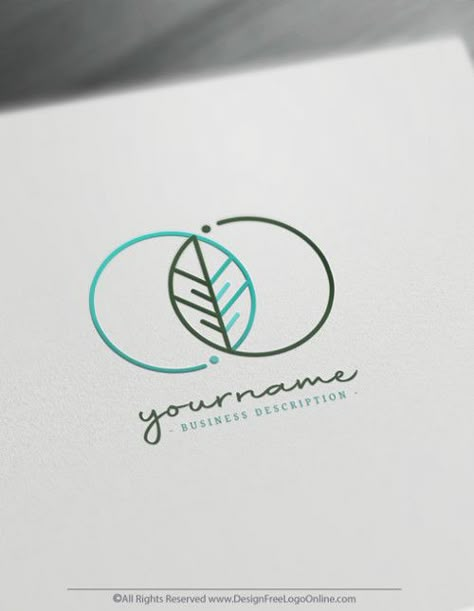 Psychologist Logo, Beauty Logo Makeup, Logo Maker Free, Infinity Logo, Coaching Logo, Nature Logo Design, Eco Logo, Desain Editorial, Beauty Logo Design