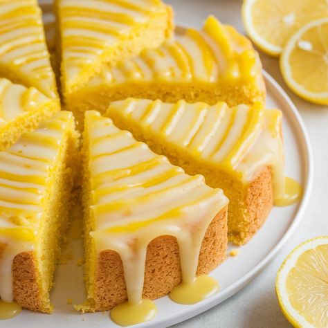 Brighten your day with this Zesty Lemon Drizzle Cake! 🍋🍰 Soft, citrusy, and topped with a sweet lemon glaze – perfect for any occasion. #Ingredients: **For the Cake:** - 1 1/2 cups all-purpose flour - 1 1/2 teaspoons baking powder - 1/4 teaspoon salt - 1/2 cup unsalted butter, softened - 3/4 cup granulated sugar - 2 large eggs - 1 tablespoon lemon zest (about 1 lemon) - 1/2 cup milk - 1/4 cup fresh lemon juice **For the Lemon Drizzle:** - 1/4 cup fresh lemon juice - 1/2 cup powdered sugar ... Lemon Drizzle Cake, Drizzle Cake, Lemon Drizzle, Lemon Glaze, Cake Inspo, Sweet Lemon, Lemon Zest, Fresh Lemon Juice, Granulated Sugar