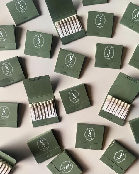 Matches are one of my favorite trends to come back again, a little reminder of your special day for your guests to take with them; plus they’ll look cute on your coffee table after the wedding ✨ . . . #weddinginspiration #weddingfavors #customwedding #bespokewedding #weddinginspo #stationeryaddict #matchbook #cincywedding #ohiobride #cincinnatiwedding #2025bride #wedding Party Favors Wedding Reception Ideas, Wedding Favor Matches, Wedding Matchbooks, Matchbooks Wedding, Wedding Matches Favors, Custom Matchbooks, After The Wedding, Wedding Vision, Wedding Favors For Guests