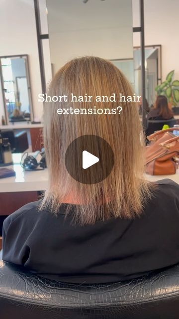 Claire Sternberg on Instagram: "Yes you can get hair extensions if you love your length but want to show off that shape! Adding density to a bob haircut will give you a strong line and help your hair look thicker🪄
#greatlengths#losaltossalon#hairextensionspecialist#bayareahairextensions #bayareahairstylist" Haircuts To Make Hair Look Thicker, Bob With Extensions, A Bob Haircut, A Bob, Long Bob Haircuts, Great Lengths, Bob Haircut, Long Bob, Bobs Haircuts