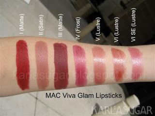 MAC Viva Glam Swatches (number V) Mac Viva Glam Iii Lipstick, Viva Glam Mac Lipstick, Mac Lipstick Swatches, Mac Viva Glam, Mac Collection, Lip Scrub Diy, Viva Glam, Makeup And Beauty Blog, Lipstick Swatches