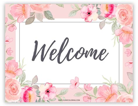 Use our Welcome Signs to let customers, clients, friends, or family know you are happy to see them and to welcome them to your business or event Welcome Poster Ideas, Welcome Sticker, Welcome Printable, Out Of Order Sign, Welcome Template, Welcome Pictures, Wreath Printable, Welcome Images, Pictures Of Insects