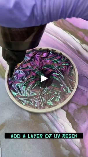 82K views · 340 reactions | Part 1: Beautiful Crinkle Effect 🤩✨ | LittleLee and Rose | LittleLee and Rose · Original audio Velvet Resin, Uv Resin, Simple Art, Crushed Velvet, Custom Tumblers, Resin Jewelry, Resin Crafts, Resin Art, Easy Crafts