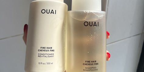 Ouai's Fine Hair Shampoo and Conditioner Is Our Secret to Healthy, Bouncy Hair Fine Hair Shampoo, Ouai Shampoo, Hair Shampoo And Conditioner, Hair Washing Routine, Shampoo For Fine Hair, Good Shampoo And Conditioner, Curly Hair Types, Bouncy Hair, Soften Hair