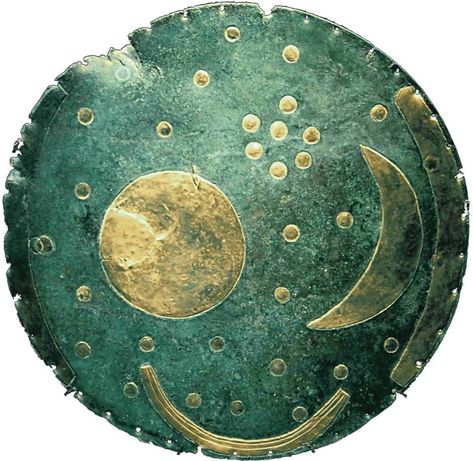 The Nebra Sky Disc, discovered in the same region, features gold and bronze from England The Pleiades, Art Ancien, Ancient Maps, Archaeological Finds, Ancient Origins, Ancient Aliens, Metal Detector, Mesopotamia, Bronze Age