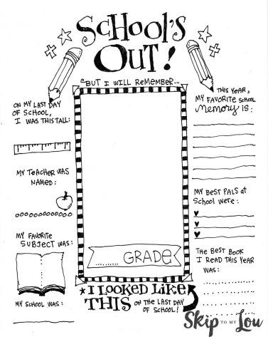 5 End Of School Printables Ingles Kids, Diy Clipboard, Diy Lunch, Crayon Roll, End Of Year Activities, School Coloring Pages, School Printables, Halloween Countdown, Preschool Graduation