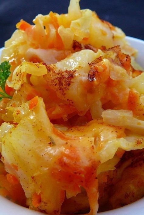 Cabbage Carrots Potatoes, Cabbage Potato Carrot Recipe, Cabbage And Carrot Recipes, Cabbage Dinner Ideas, Carrot Casserole Recipes, Carrot Side Dish Recipes, Family Casserole, Mixed Vegetable Casserole, Carrot Casserole