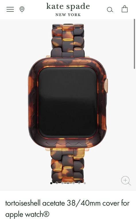 Preppy Bracelets, Wearable Tech, Brown Aesthetic, Apple Watch Band, Mode Inspiration, Tortoise Shell, Cute Jewelry, Apple Watch Bands, Kate Spade New York