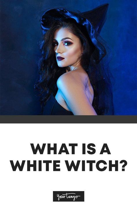 What Is A White Witch? | YourTango #spirituality #whitewitch What Is A White Witch, White Witch Aesthetic, Black Witchcraft, Witch Meaning, White Magic Spells, Which Witch, Black Magick, Witch Spirituality, Ancient Mythology