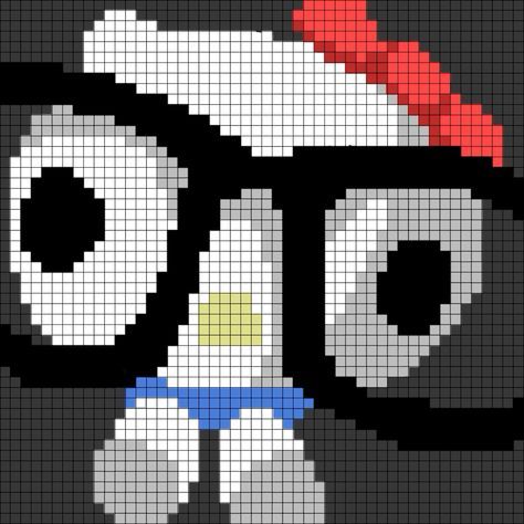 Pixel Art Hello Kitty, Tapestry Sweater, Hello Kitty Crochet, Piskel Art, Graph Patterns, Graph Crochet, Easy Pixel Art, Pixel Art Templates, Pixel Drawing