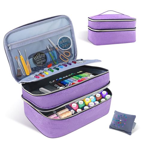 Sewing Kit Organizer, Sewing Kit Storage, Sewing Tools Storage, Sewing Supplies Organization, Sewing Organizer, Travel Sewing Kit, Women Sewing, Travel Women, Travel Sewing